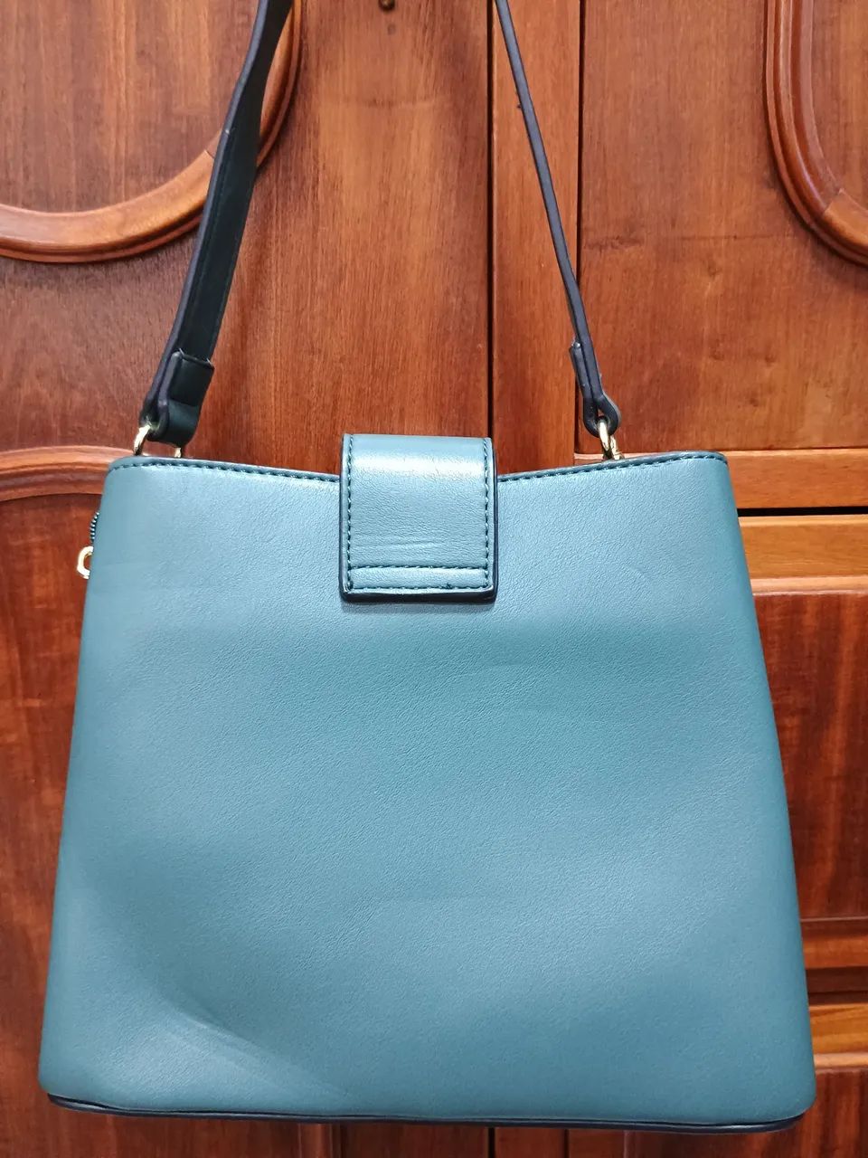 Bolsa feminina courino verde - Foto 6