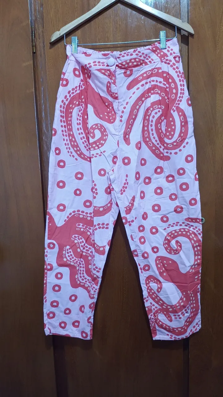 Calça estampada Farm
