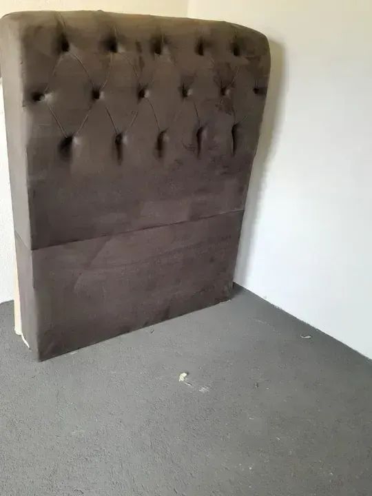 oferta Cabeceira Turim Solteiro Marrom - Foto 2