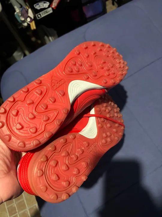 Chuteira Adidas Copa Kapitan Vermelha 43 - Foto 3
