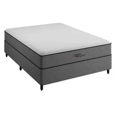 Base e Colchão casal da plumatex the boos espuma D33