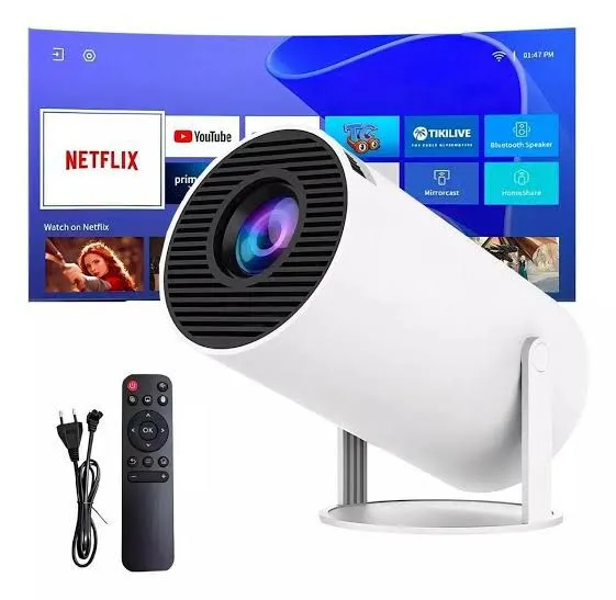 Projetor Hy 300 Portátil com Android e Wi-Fi
