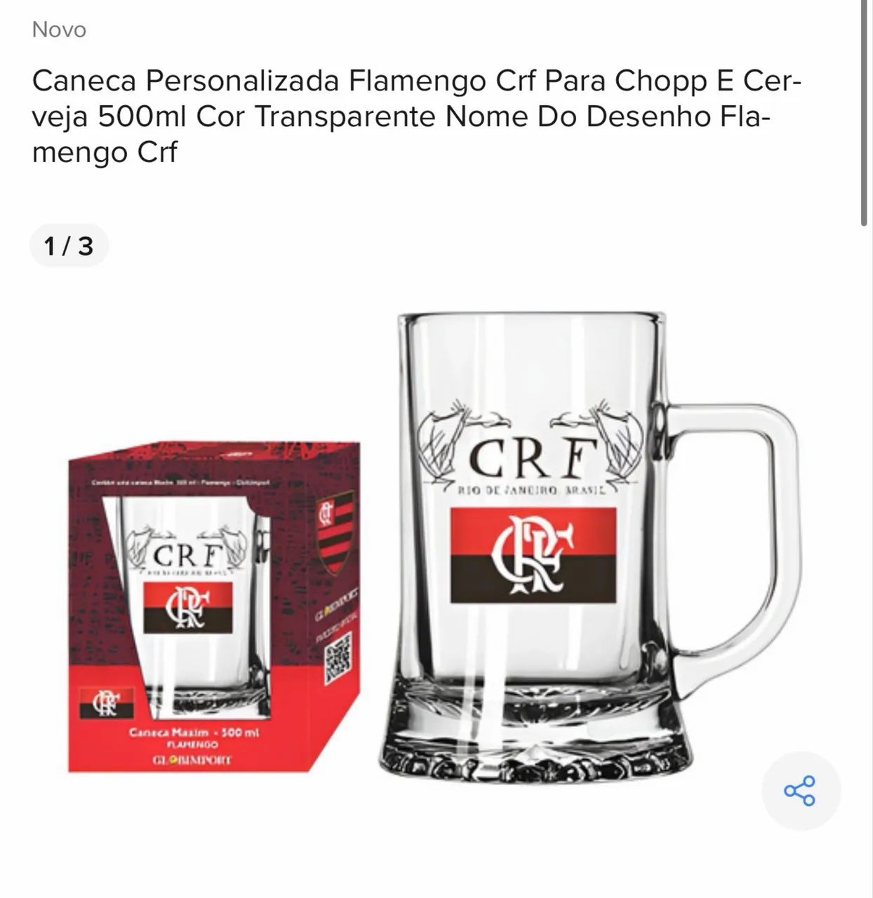Caneca original Flamengo 
