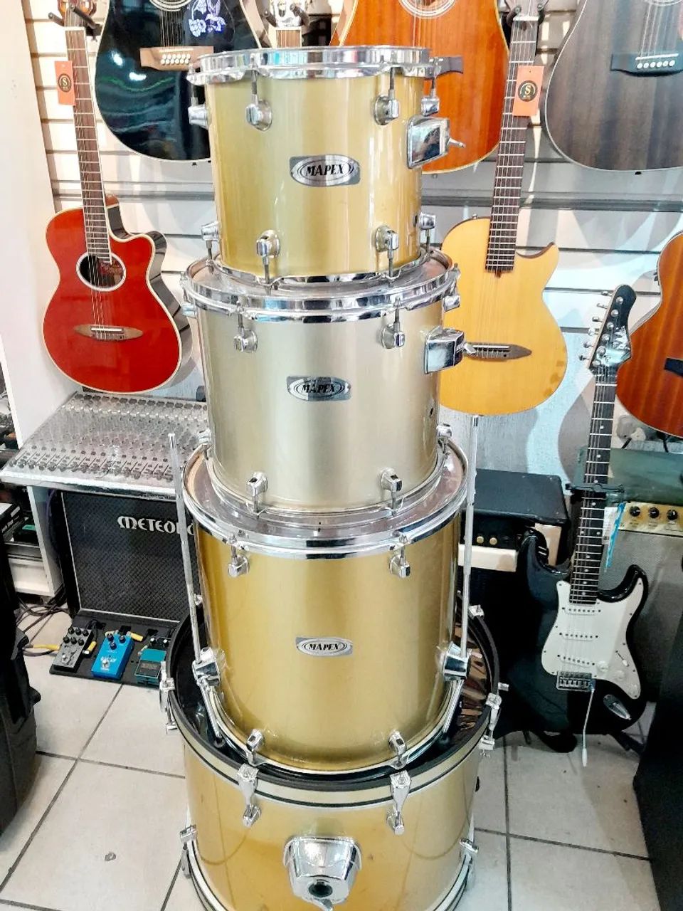 Bateria Mapex shell pack 12/13//16/22 - Foto 4
