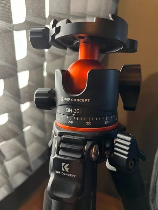 Tripé K&F Concept BH-36L para Câmera