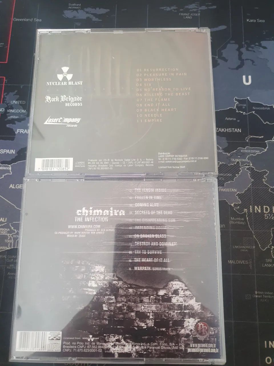 CDs Chimaira - Resurrection e The Infection - Foto 2