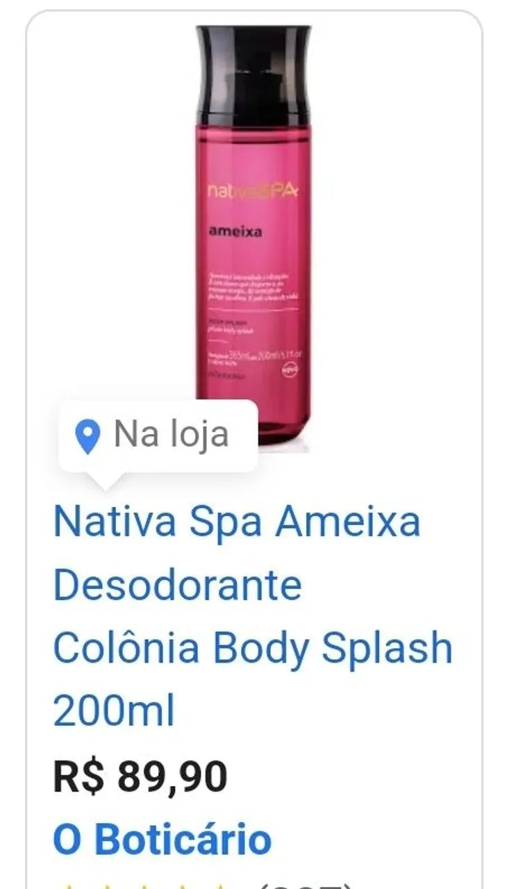 Kit Nativa SPA Ameixa - Loção + Body Splash - Foto 2