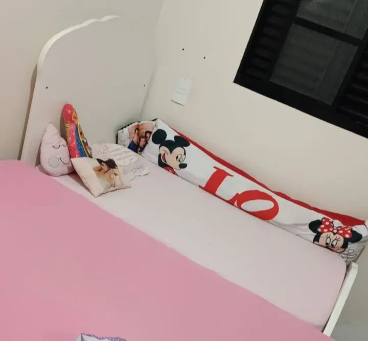 Berço Cama Vitoriano Branco com capitone - Imaza Moveis (Acompanha Colchão Gazin) - Foto 5