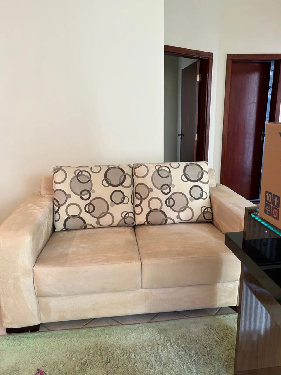 Sofás de suede de 3 e 2 lugares  - Foto 4