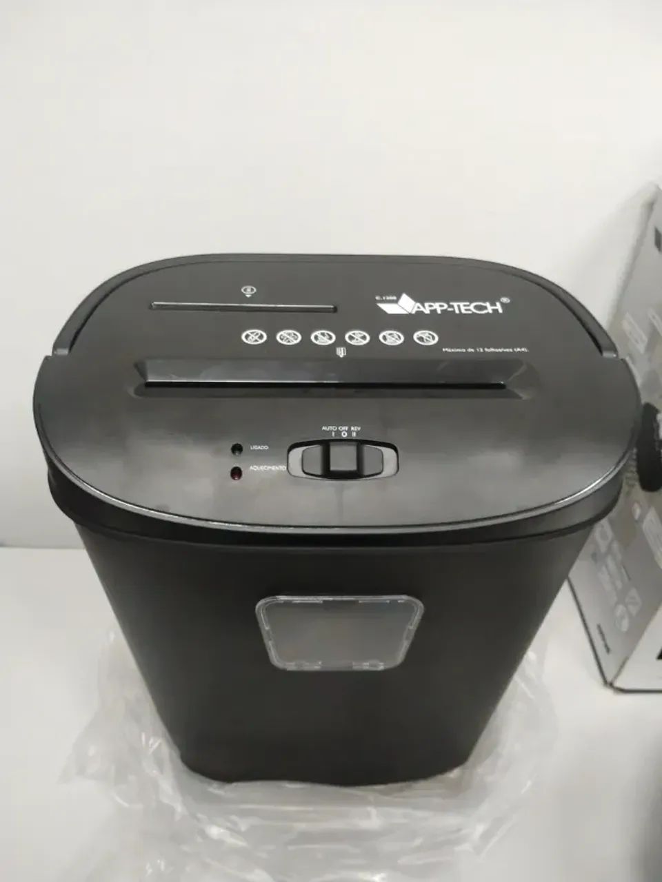 Fragmentadora De Papel Rápida 12 Fls C.1200 App-tech 127v ou 220V - Foto 5