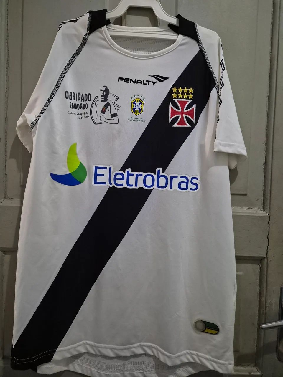 Camisa Vasco Edmundo Jogo Despedida Penalty