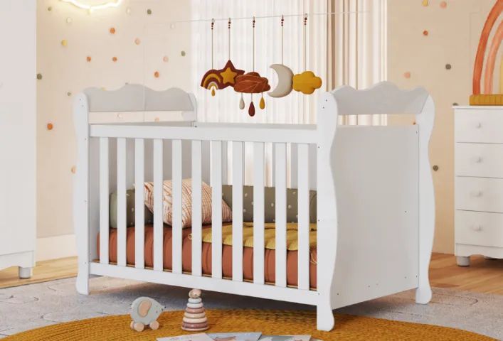 Berço Cama Americano Lisi em MDF 