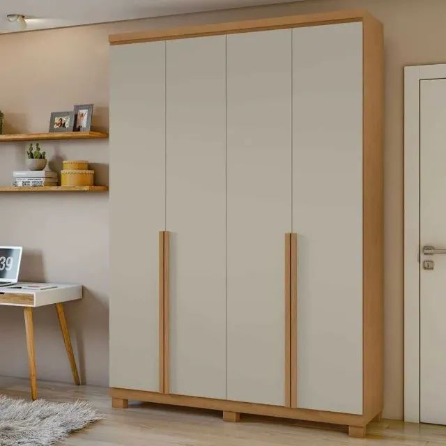 Guarda Roupa 100% MDF 4 Portas 2 Gavetas Varios modelos