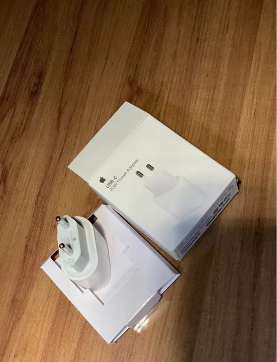 Fonte Adaptador de iPhone Turbo USB-C 20W carga rápida  - Foto 2