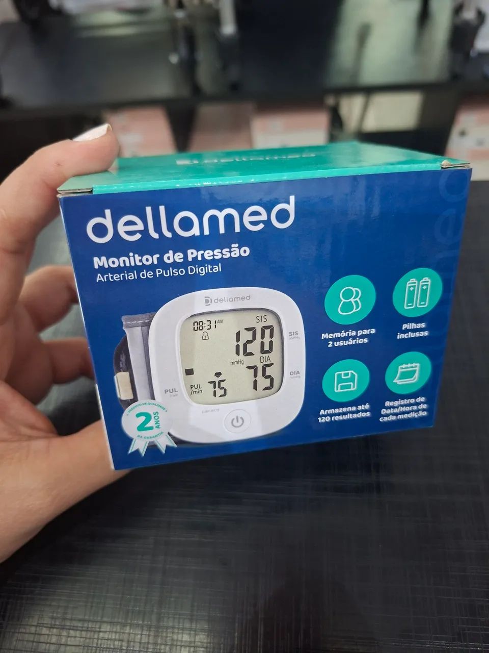 Monitor de pressão arterial digital Dellamed - Foto 2