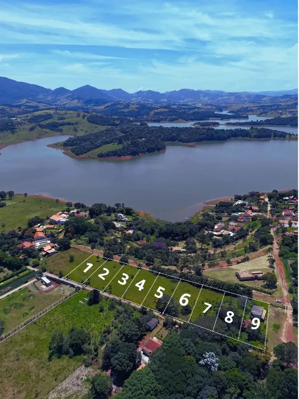 Terrenos  de  1.000 m²  em Condomínio  na Represa  de Piracaia - Parcelados