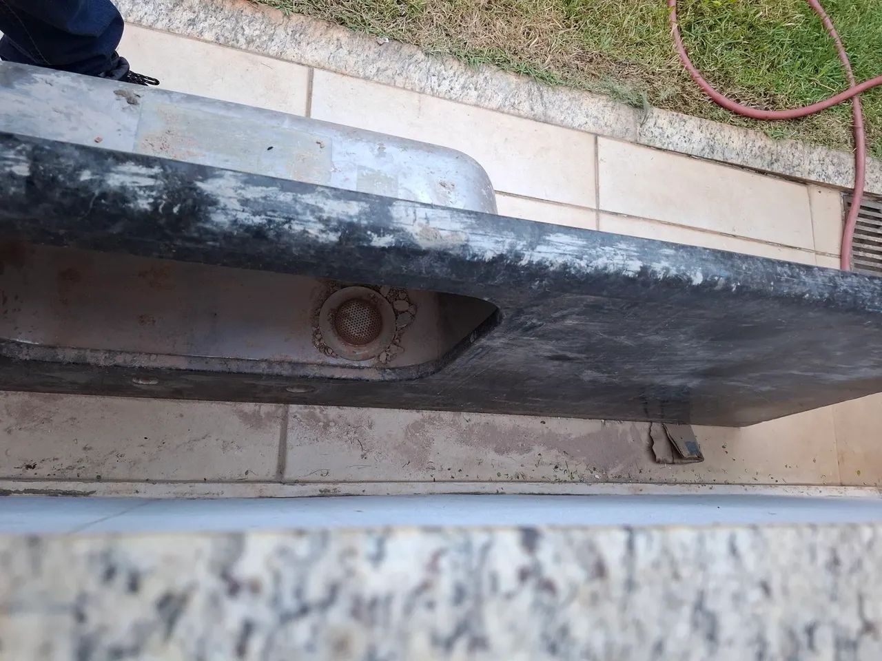 Conjunto de Pia e bancada de granito verde ubatuba - Foto 2