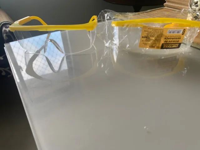 Óculos de segurança transparente 