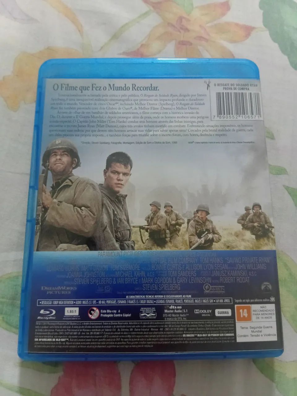 O Resgate do Soldado Ryan blu-ray - Foto 3