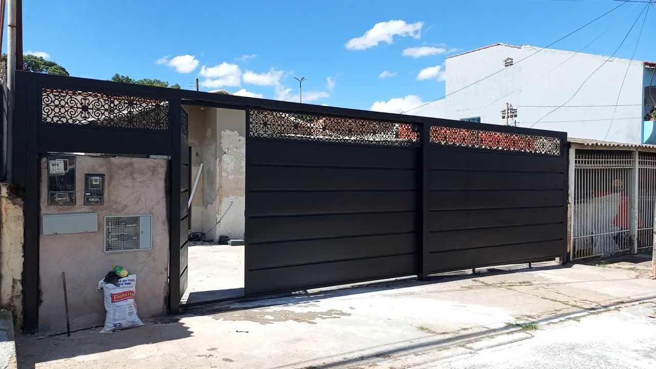 Portão modelo em chapa brisa e grade ramada apartir de: - Foto 2