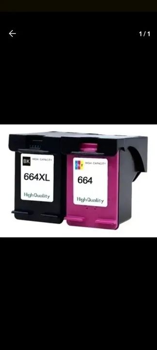 Cartucho de tinta compatível 664XL preto -  - Foto 4