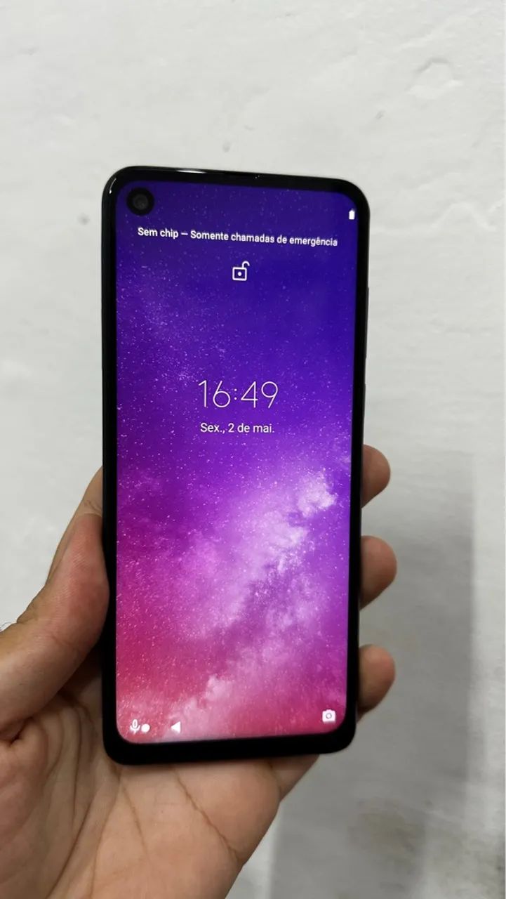 Moto One Vision 128GB - Câmera Noturna e Tela Cinematográfica - Foto 3