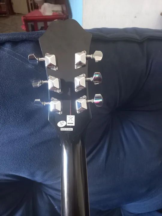Violão Epiphone PR-4E LTD BK  - Foto 4