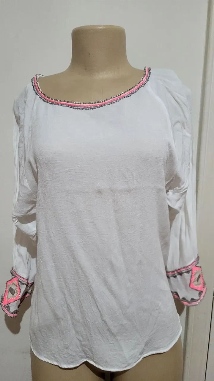Bata da Zara, de viscose com seda importada g