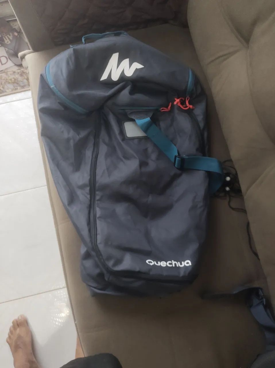 Mochila Quechua Symbium 70+10L + Bolsa de Transporte para Avião - Brinde - Foto 6
