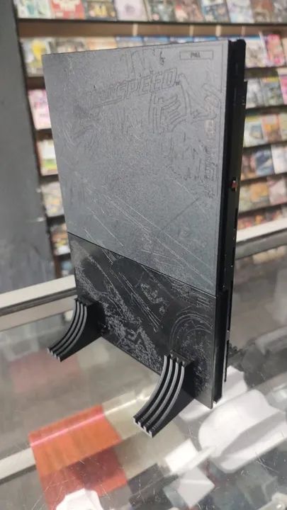 Ps2 com 2 controles e cabos + hd de 160gb 100 jogos  emuladores - Foto 5