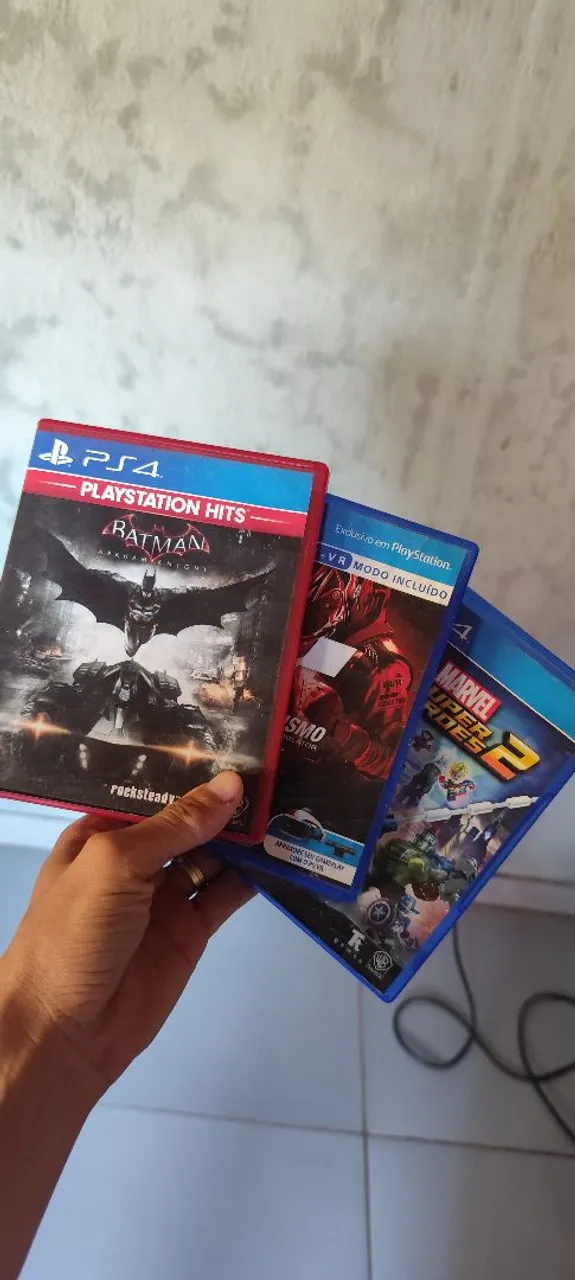 Jogos de PS4 (Os 3 por 50 reais)