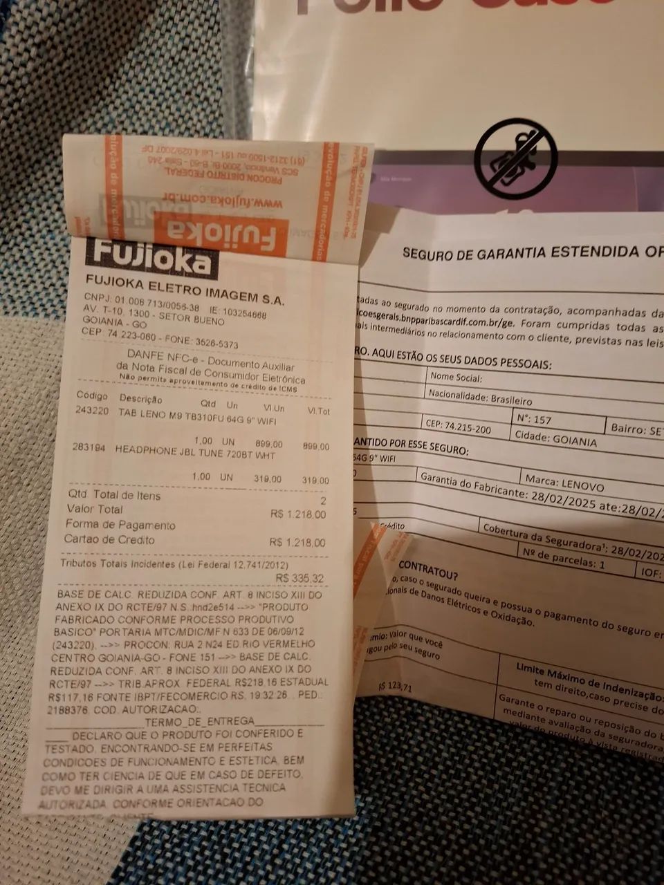 Lenovo Tab M9 com Folio Case, película e Nota fiscal  - Foto 5