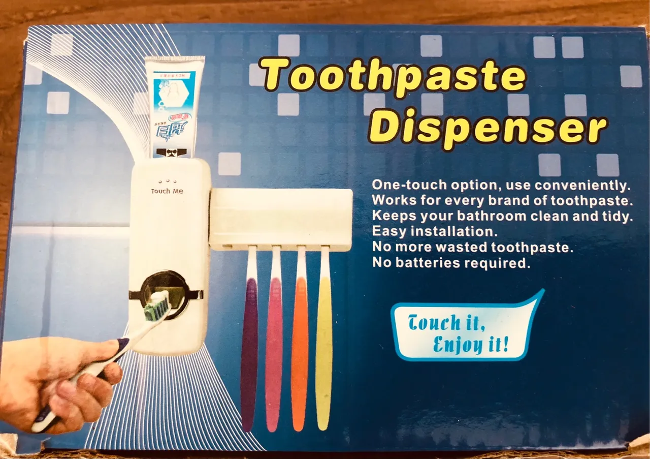 Dispensador de Pasta de Dentes Automático