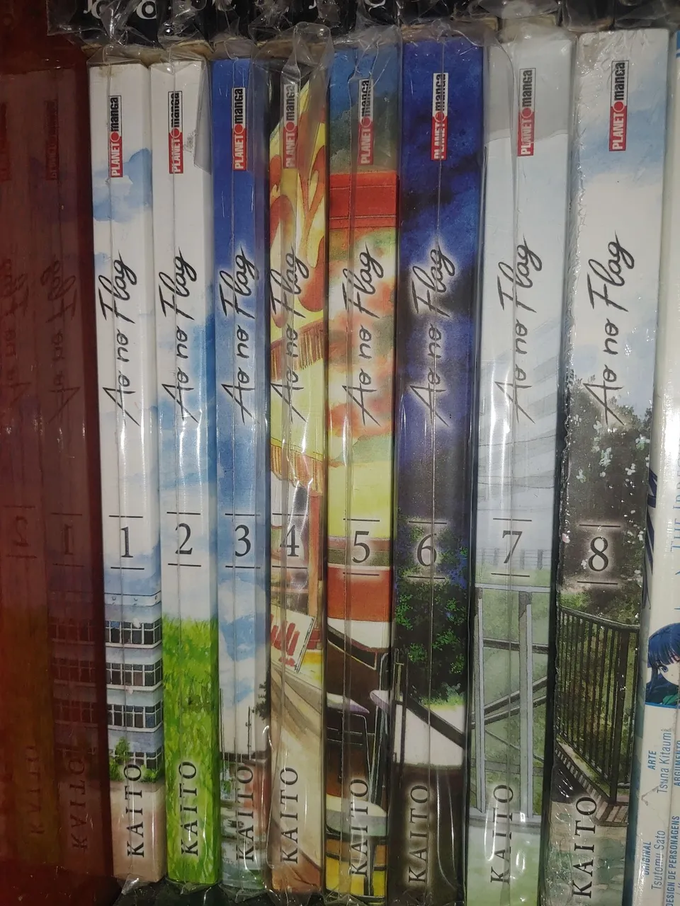 Mangá Ao no Flag - Completo (8 Volumes)