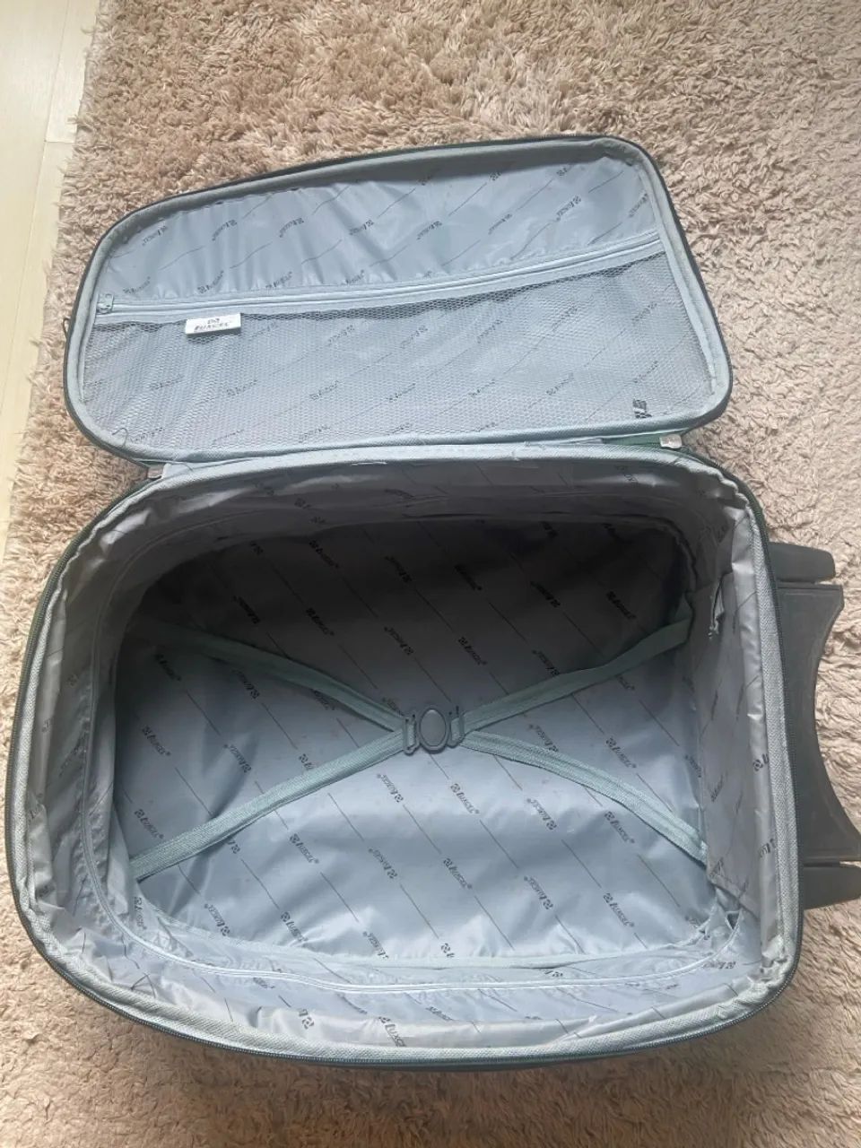 Mala de Viagem Verde Pequena 10kg - Foto 4