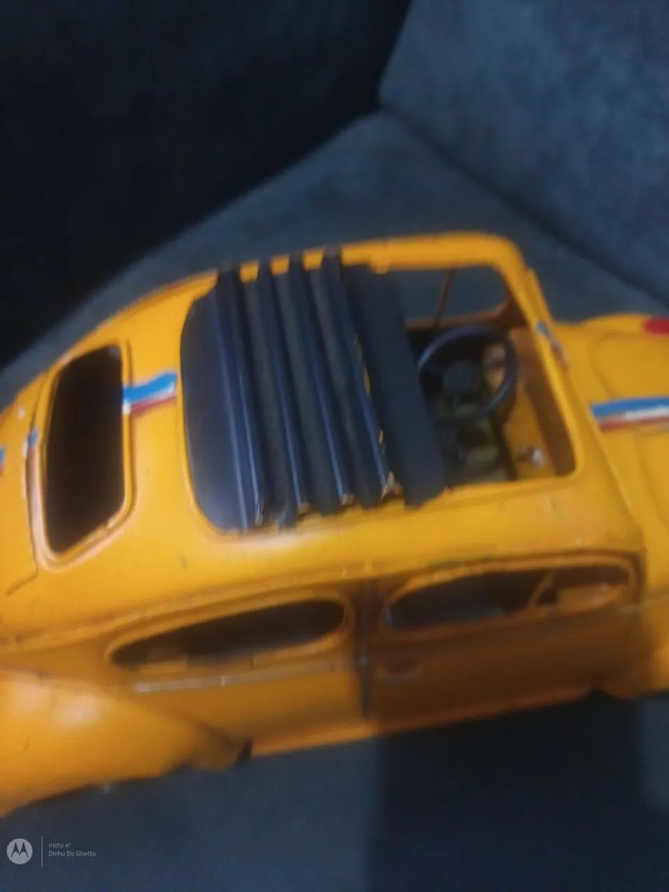 Carrinho de brinquedo antigo. - Foto 4
