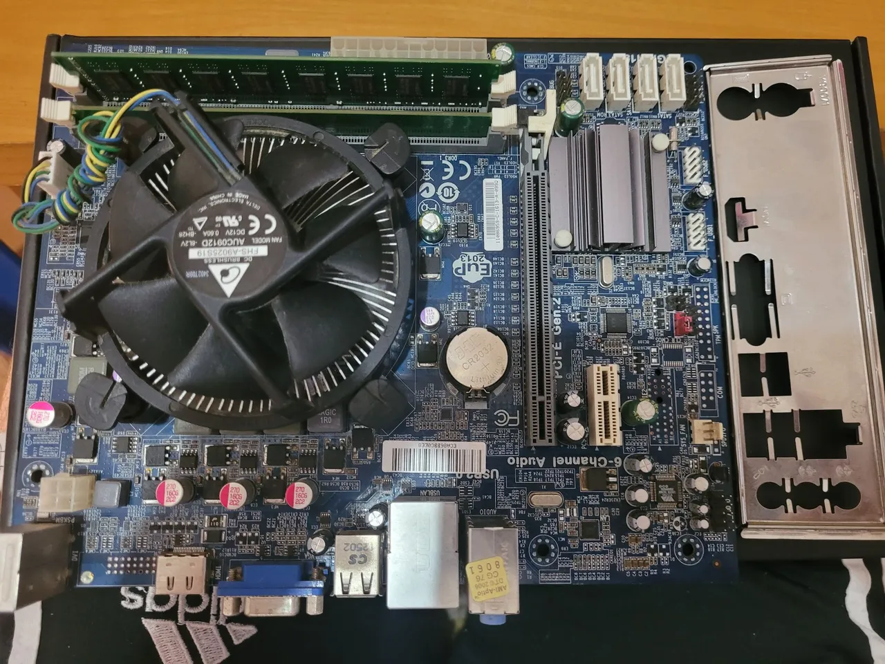 VENDO KIT PLACA MÃE, PROCESSADOR, MEMÓRIA.
