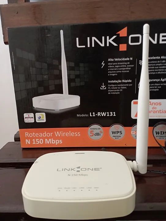 Roteador Wireless Link One L1-RW131 N 150 Mbps - Foto 3