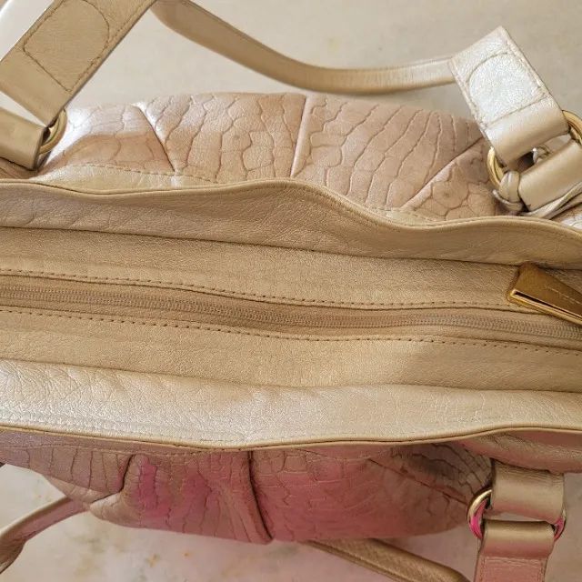 Bolsa Luz da Lua Grande Couro Legítimo (Original) - Foto 3