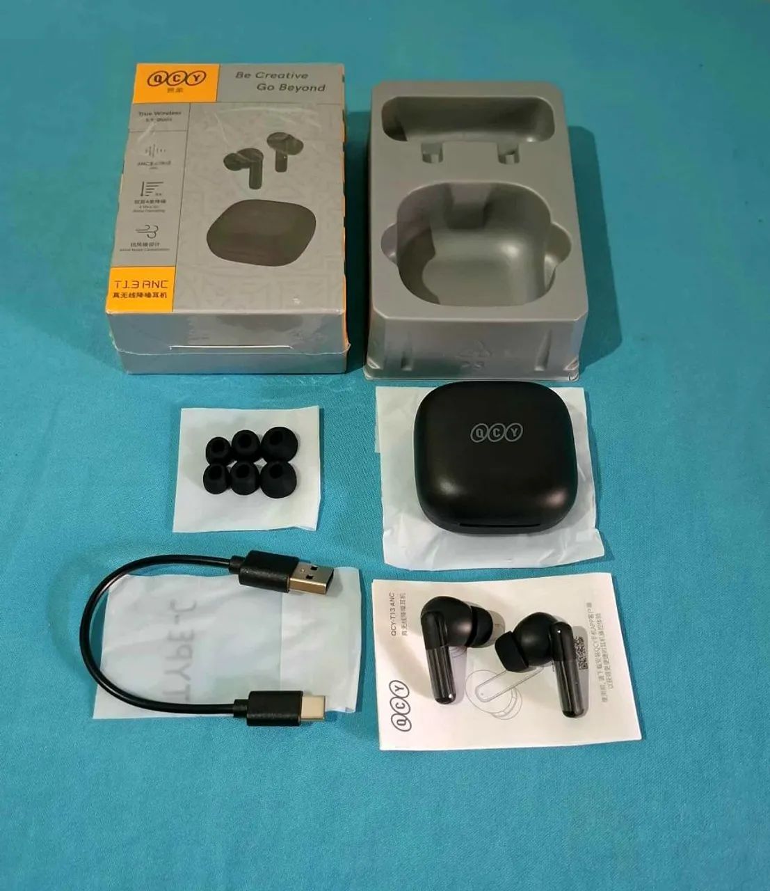 Fone Bluetooth QCY T13 ANC - ORIGINAL