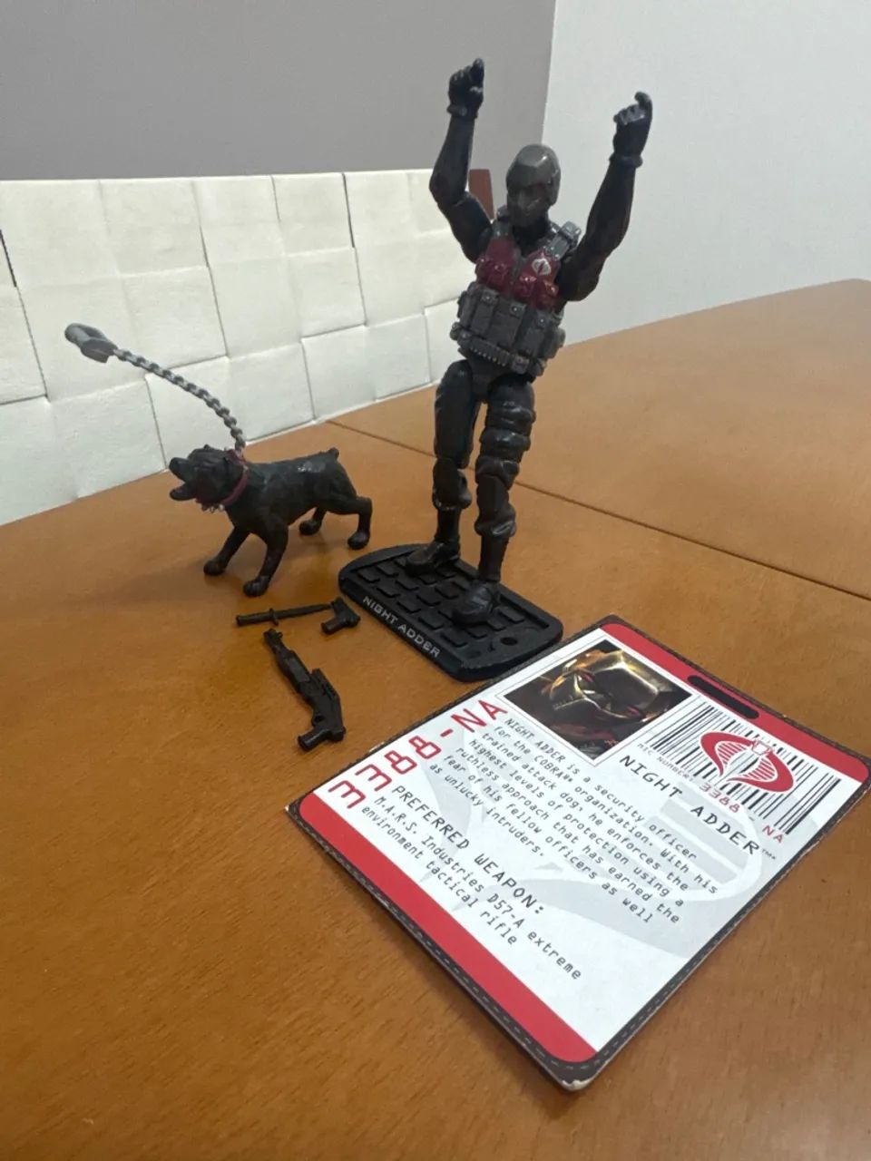 Boneco Gi Joe Night Adder Cobra - Colecionável - Foto 5