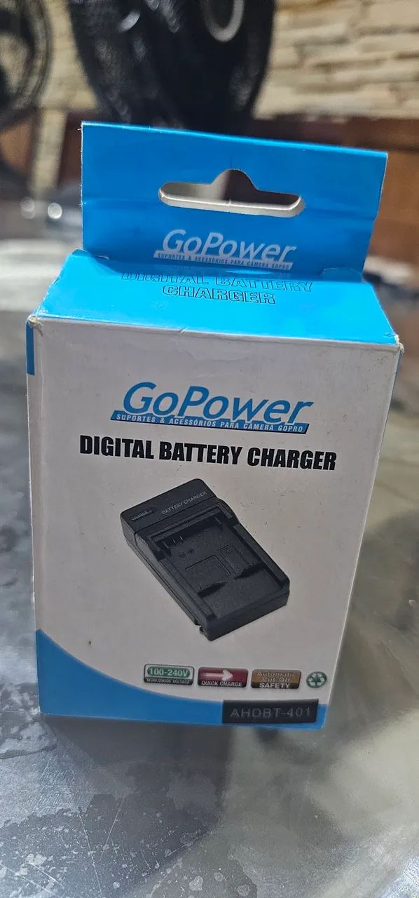 Carregador Digital GoPower para GoPro 4 AHDBT-401