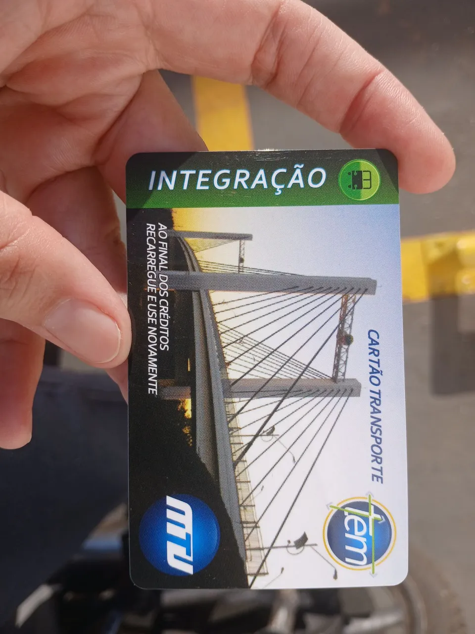 Cartão vale transporte 