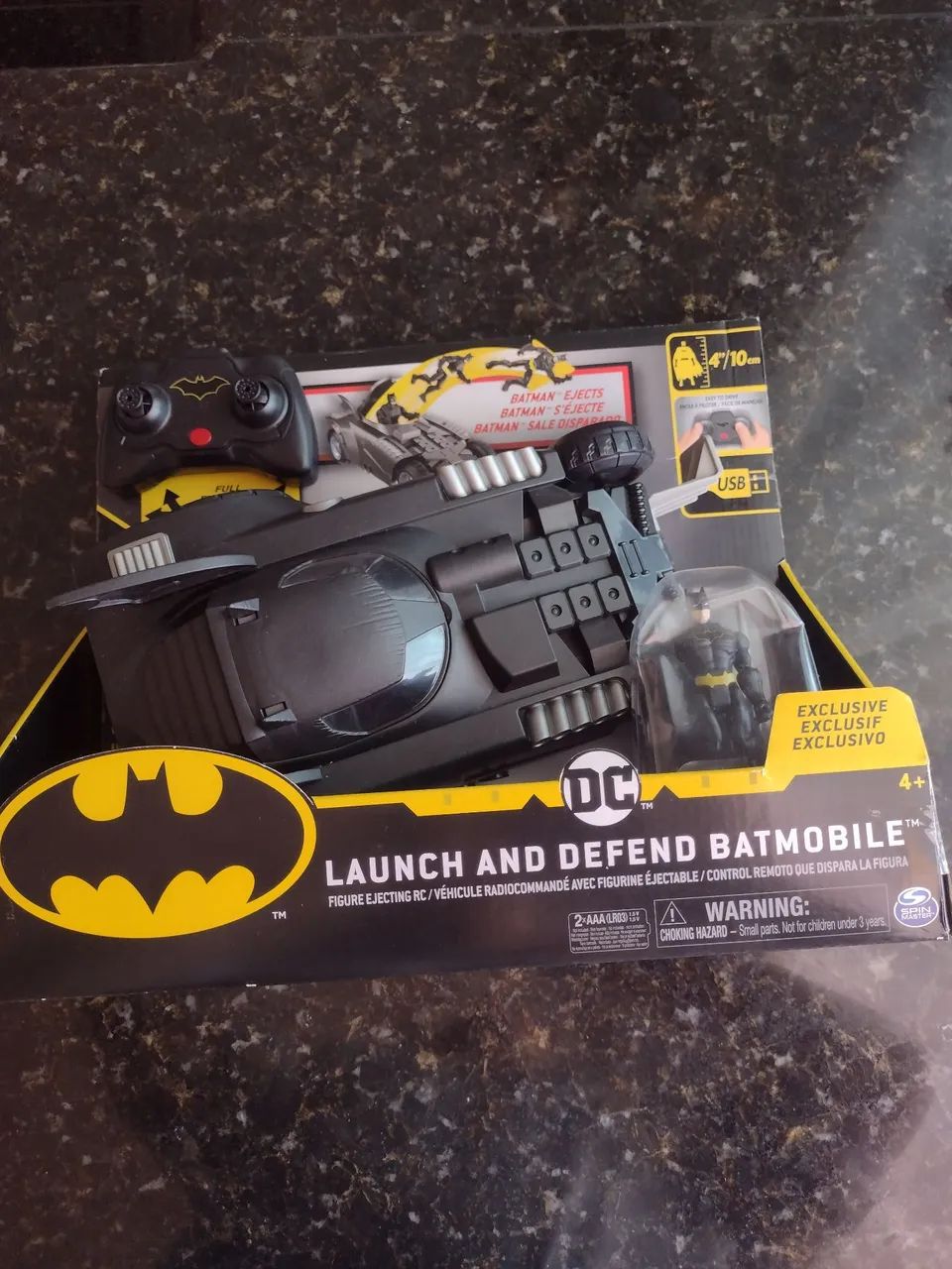 Brinquedo Batman e Batmóvel com controle remoto  - Foto 2