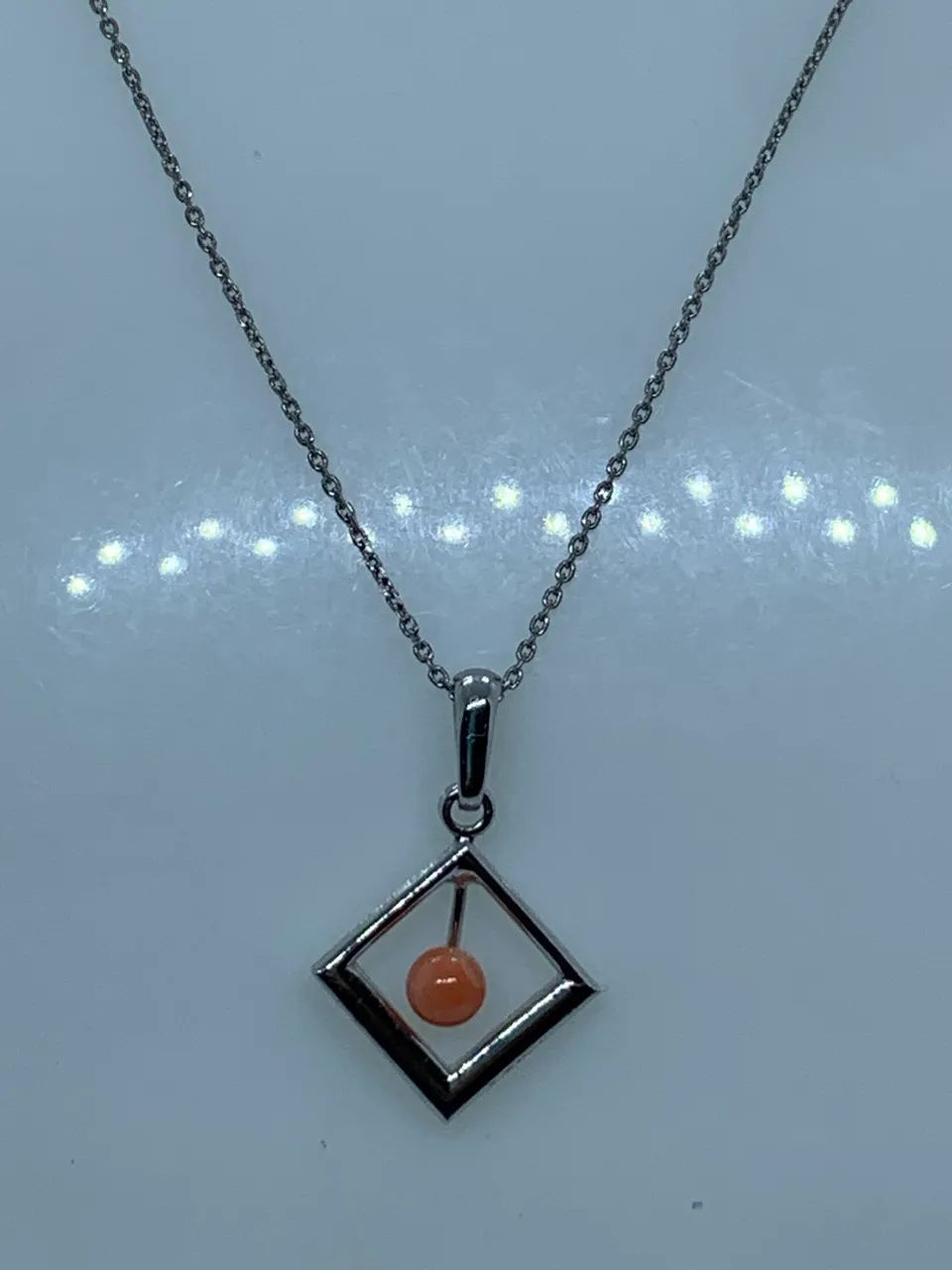 colar de prata 925 com pingente delicado - Foto 5