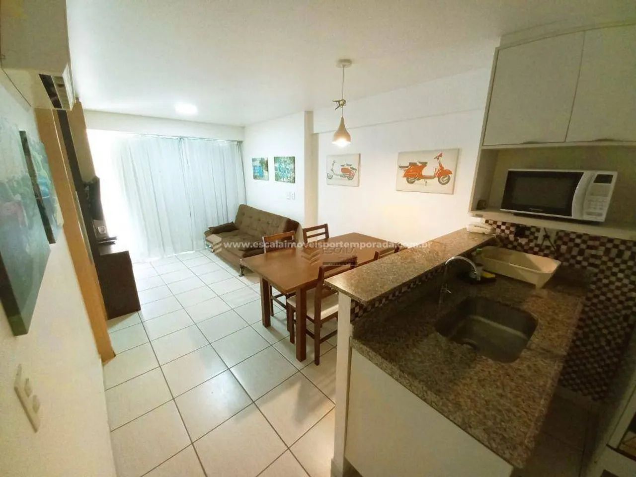 Apartamento para alugar, 56 m² por R$ 200,00/dia - Meireles - Fortaleza/CE