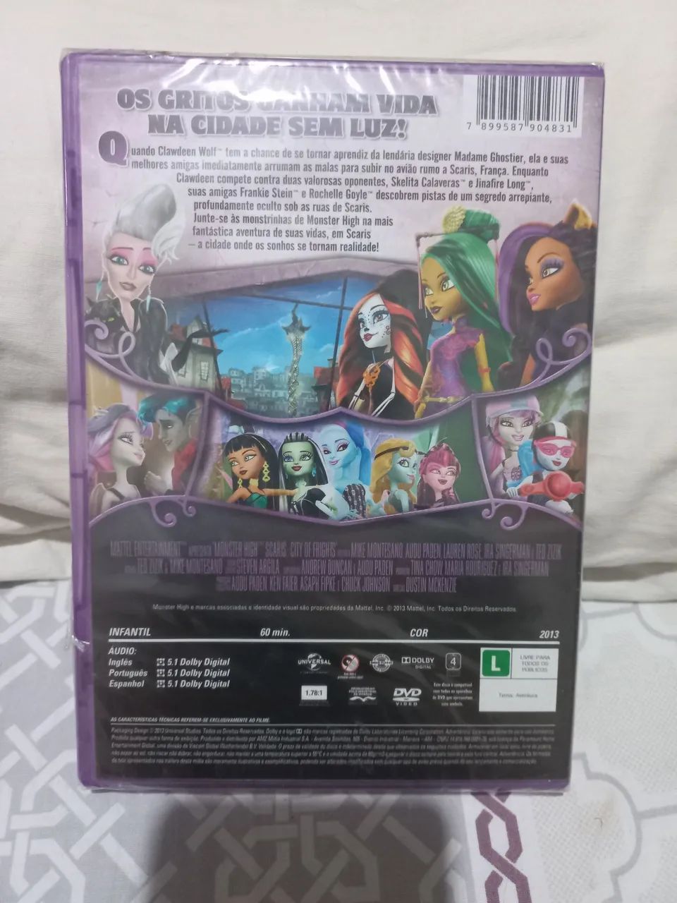 Dvd monster high-tech scaris a cidade sem luz  - Foto 2
