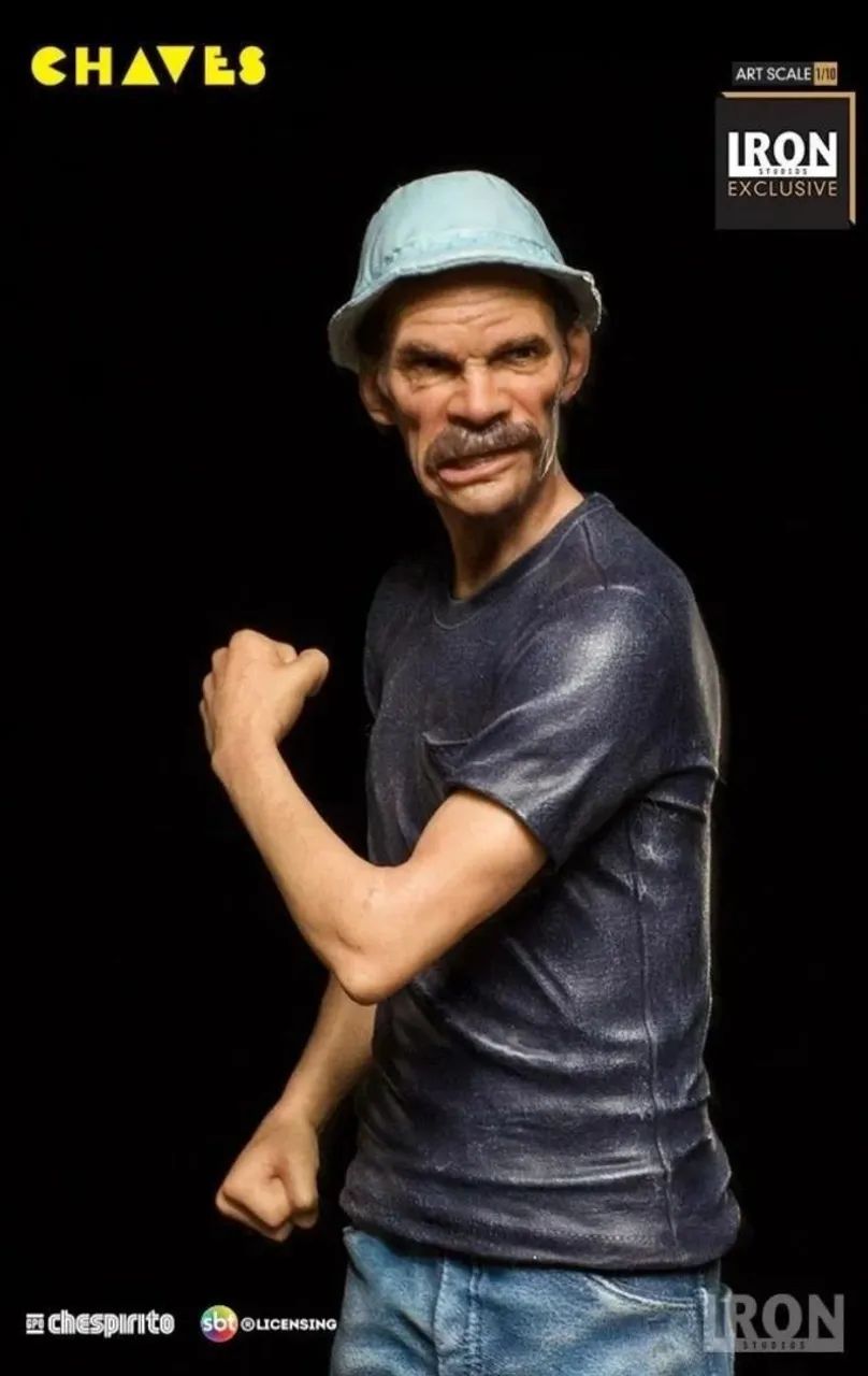 Seu Madruga Art Scale 1/10 Iron Studios Chaves - Foto 2