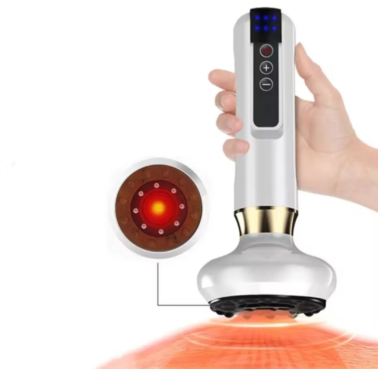 3 in 1 massageador ventosa e infravermelho  - Foto 4