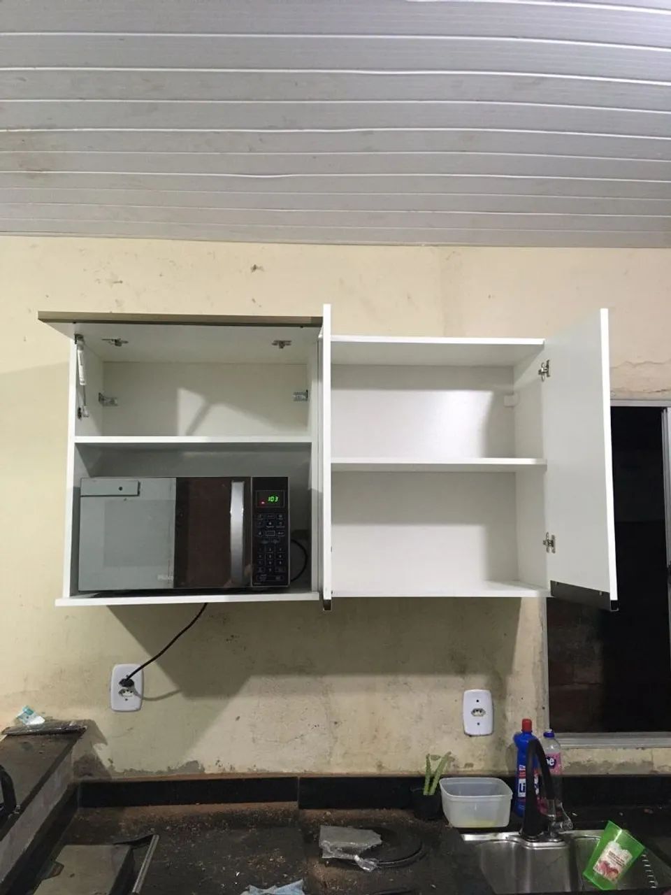 Armário de cozinha branco novo - Foto 3